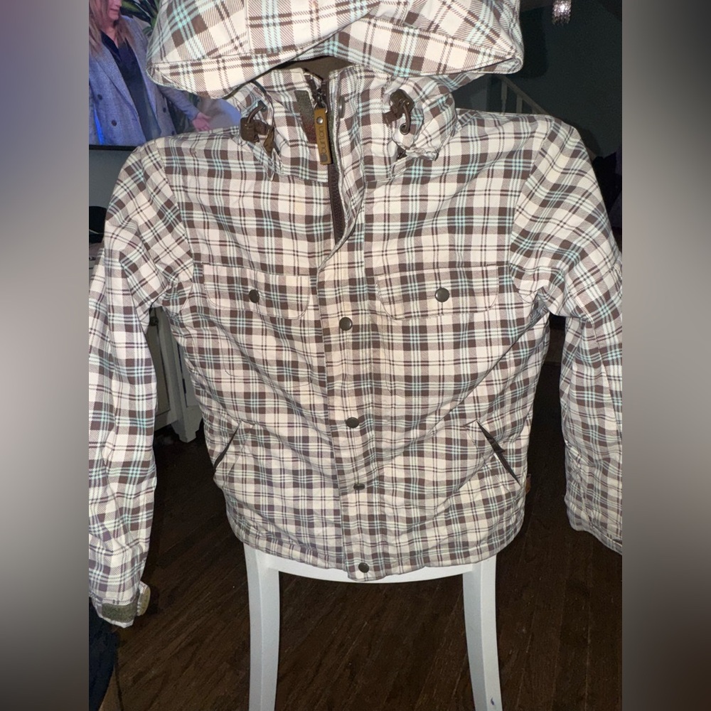 Burton Kid’s Plaid Ski Coat sz Large